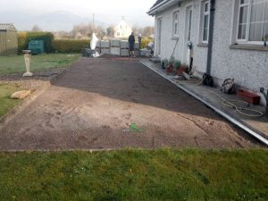 Granite Slabbed Patio with Diamond Insert in New Ross, Co. Wexford