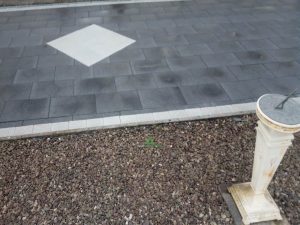 Granite Slabbed Patio with Diamond Insert in New Ross, Co. Wexford