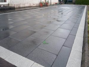 Granite Slabbed Patio with Diamond Insert in New Ross, Co. Wexford