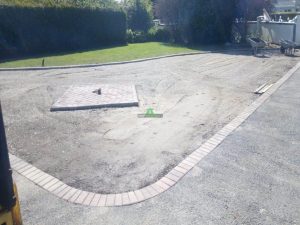 Stone Mastic Asphalt Driveway with Block Paved Diamond and Borders in Wexford City