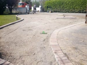 Stone Mastic Asphalt Driveway with Block Paved Diamond and Borders in Wexford City