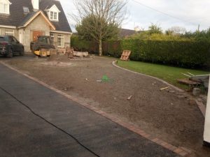 Stone Mastic Asphalt Driveway with Block Paved Diamond and Borders in Wexford City