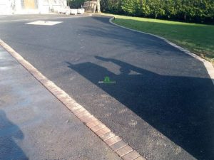 Stone Mastic Asphalt Driveway with Block Paved Diamond and Borders in Wexford City