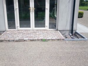 Tar and Chip Driveway and Raised Patio in Coolgreany, Co. Wexford