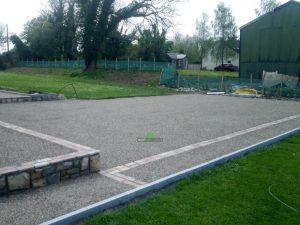 Tar and Chip Driveway and Raised Patio in Coolgreany, Co. Wexford