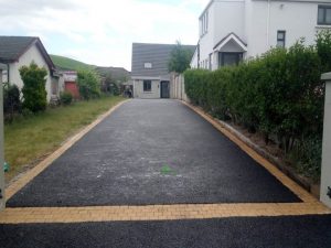 Tarmacadam Driveway with Granite Setts Border in Wicklow City