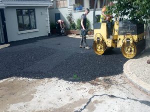 Tarmacadam Driveway with Granite Setts Border in Wicklow City