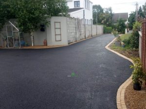 Tarmacadam Driveway with Granite Setts Border in Wicklow City