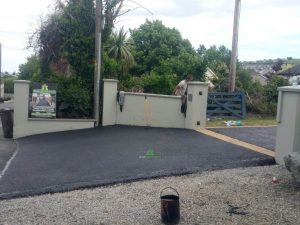 Tarmacadam Driveway with Granite Setts Border in Wicklow City